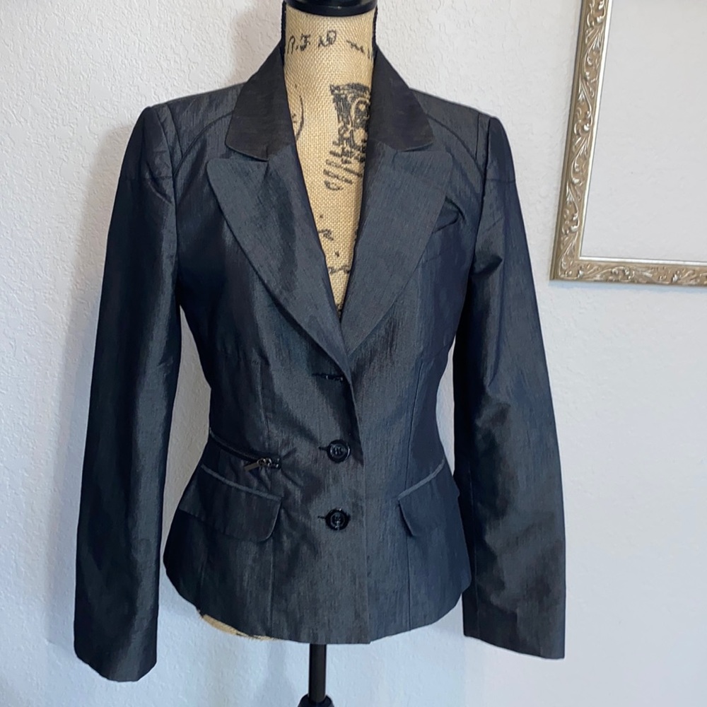 Womens Black Tailored Blazer Jacket